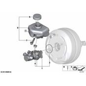 BMW Brake Master Cylinder - Genuine BMW 34337849878