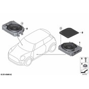 BMW Central Bass Right (Hifi) - Genuine BMW 65139256350