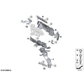 BMW Exhaust Heat Shield - Genuine BMW 11657618371