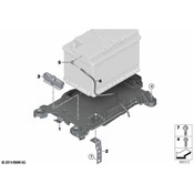 BMW Battery Hold Down - Genuine BMW 61219312294