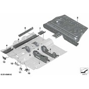 BMW Floor Pan Reinforcement - Genuine BMW 41127361185