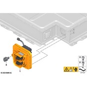 BMW Drive Motor Battery Pack Control Module Connector - Genuine BMW 61278679681