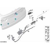 BMW Lock Plate - Genuine BMW 51213413393