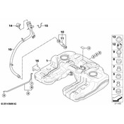 BMW Fuel Tank Tension Strap - Genuine BMW 16117430972