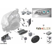BMW Bracket Right - Genuine BMW 63117394014
