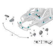 BMW Air Bag Impact Sensor - Genuine BMW 65779349777