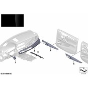 BMW Door Trim Molding - Genuine BMW 51418064039