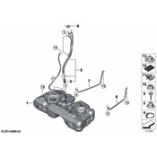BMW Fuel Tank Strap - Genuine BMW 16117300514