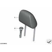 BMW Headrest Guide - Genuine BMW 52107340275