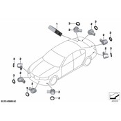 BMW Parking Aid Sensor - Genuine BMW 66209359090