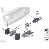 BMW Striker Boot Lid - Genuine BMW 51247211294