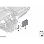 Mini Radio Bracket - Genuine Mini 65125A1EDE3