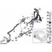 BMW Coolant Return Pipe - Genuine BMW 64219231897