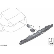 BMW Park Assist Camera - Genuine BMW 66555A7F553