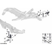 MINI Headlight Level Sensor Bracket - Genuine MINI 37146853711