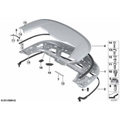 BMW Threaded Bolt (M5X16) - Genuine BMW 41007208717