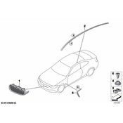 BMW Kidney Grille - Genuine BMW 51135A3D027