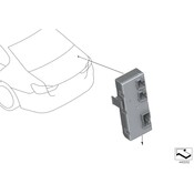 BMW Liftgate Control Module - Genuine BMW 61355A19DB4