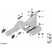 Mini Body A-Pillar Bracket - Genuine Mini 41007438928