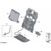 BMW Seat Lumbar Motor - Genuine BMW 52107357427