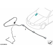 BMW Windshield Washer Hose - Genuine BMW 61667357350