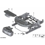 BMW Seat Track - Genuine BMW 52107310848