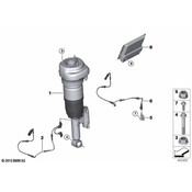 BMW Suspension Self-Leveling Wiring Harness - Genuine BMW 37146861346