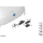 BMW Striker Boot Lid - Genuine BMW 51247248076