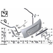 Mini Deck Lid Handle - Genuine Mini 51137489756