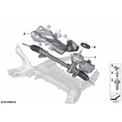 BMW Steering Box Heat Resistant Plate - Genuine BMW 32105A01AF4