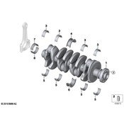 BMW Engine Crankshaft Thrust Washer - Genuine BMW 11219470157