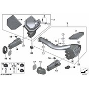 BMW Intake Silencer Left - Genuine BMW 13717847492