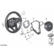 BMW Steering Wheel Wiring Harness - Genuine BMW 32306884008