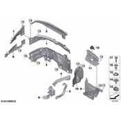 BMW Battery Cover Bolt - Genuine BMW 51719908456