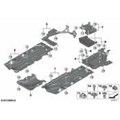 BMW Underbody Panelling Side Right - Genuine BMW 51757290804