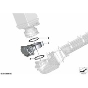 BMW Throttle Body Mounting Gasket - Genuine BMW 11618639597