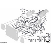 BMW Metal Bracket - Genuine BMW 17128616817