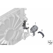 BMW Engine Water Pump Bracket - Genuine BMW 17118632136