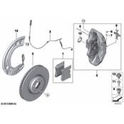 BMW Brake Dust Shield - Genuine BMW 34116861800