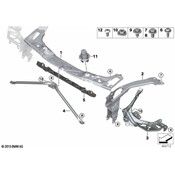 Mini Hood Latch Support - Genuine Mini 51647307873