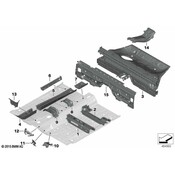 BMW Floor Pan Reinforcement - Genuine BMW 41127361184