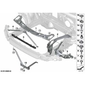 BMW Suspension Stabilizer Bar Bracket Bolt - Genuine BMW 07119907484