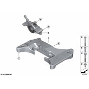 BMW Transmission Crossmember - Genuine BMW 22319485330