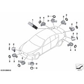 BMW Parking Aid Sensor - Genuine BMW 66206819066