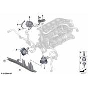 BMW Engine Auxiliary Water Pump - Genuine BMW 11518642732