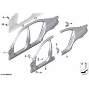 BMW Windshield Washer Fluid Reservoir Bracket - Genuine BMW 41007437512