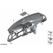 BMW Trim Centre Speaker (Black) - Genuine BMW 51459239291
