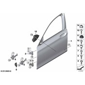 BMW Door Hinge - Genuine BMW 41517420090