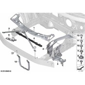 BMW Radiator Support Panel Brace - Genuine BMW 51647434550