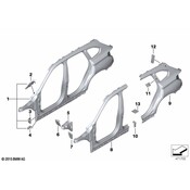 BMW Body A-Pillar Reinforcement - Genuine BMW 41007431528